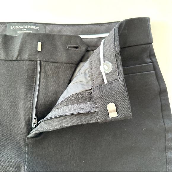 Banana Republic Sloan Curvy Fit pants, cropped ankle length, stretch cotton - Picture 7 of 9
